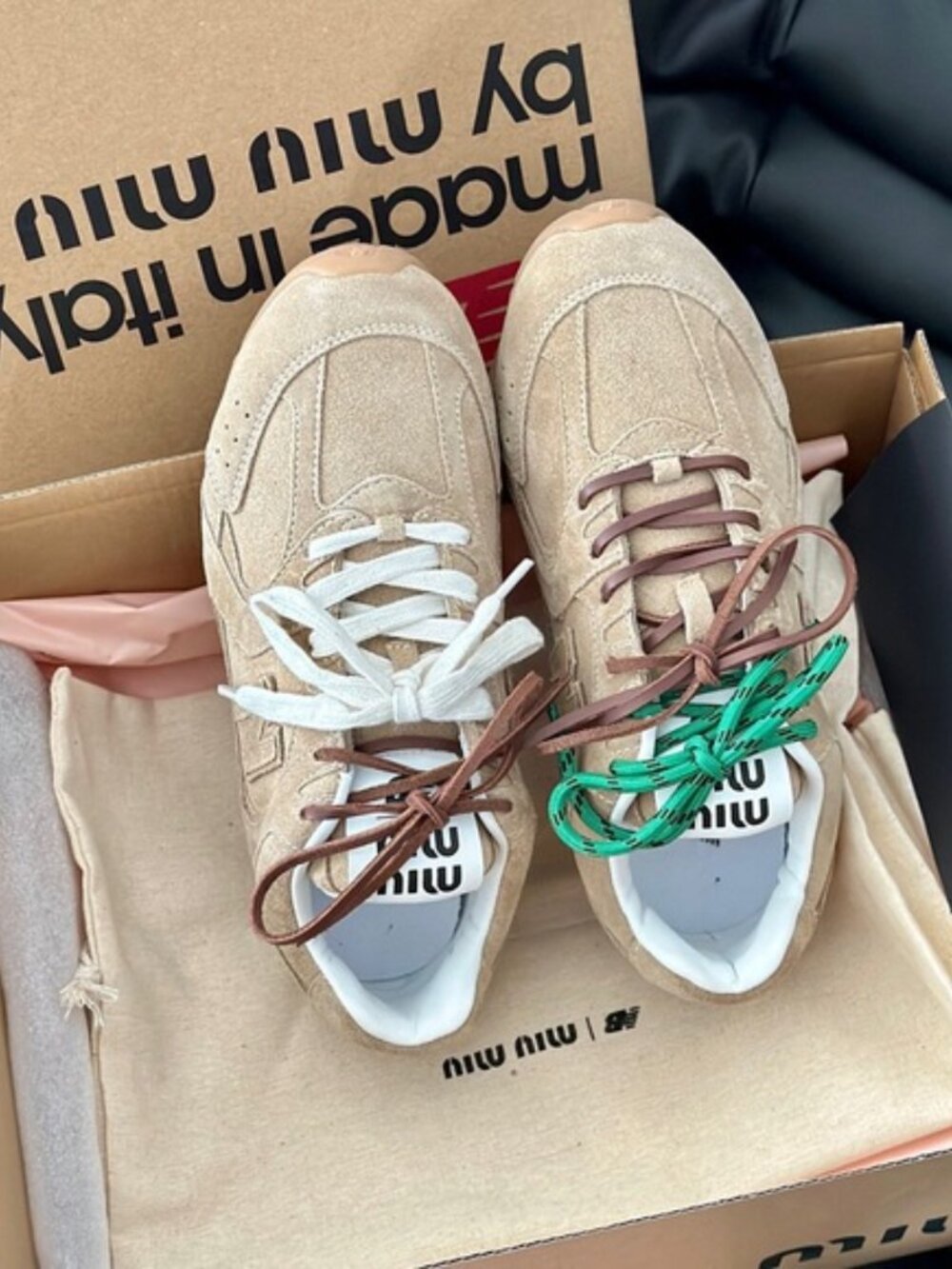 New Balance x MIU MIU NB 530 SL Women's Casual Sneakers - Picture 5 of 9